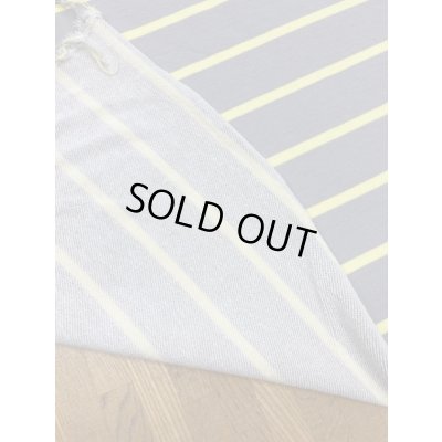 画像4: 生地：ボーダー裏毛ニット（グレー／黄）