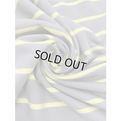 画像5: 生地：ボーダー裏毛ニット（グレー／黄）