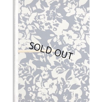 画像1: 生地：花柄（グレージュ／紺）