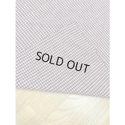 画像5: 生地:チェック柄ウールストレッチ(エンジ/ベージュ)