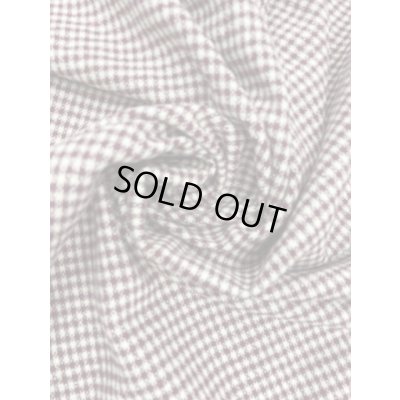 画像6: 生地:チェック柄ウールストレッチ(エンジ/ベージュ)