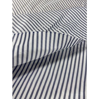 画像3: 生地：ストライプ柄ポリエステル（白／紺）