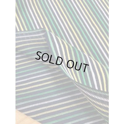 画像4: 生地：マルチボーダー（黒／グリーン系）