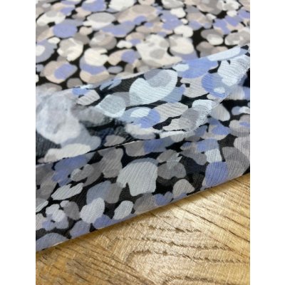 画像6: 生地：ポリエステル楊柳プリント（ブルー系）