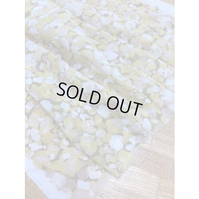 画像6: 生地：ポリエステル楊柳プリント（イエロー系）