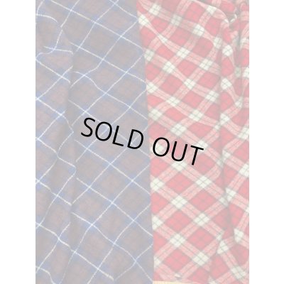 画像7: 生地：チェック柄ウールニット（茶系）