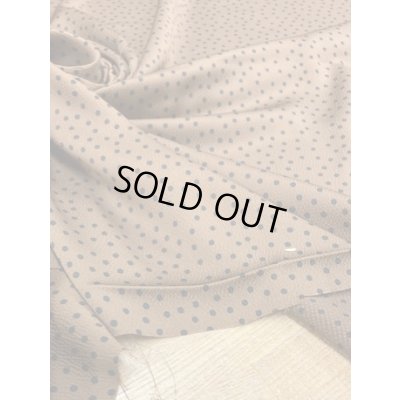 画像6: 生地：水玉柄ポリエステル（茶／黒）