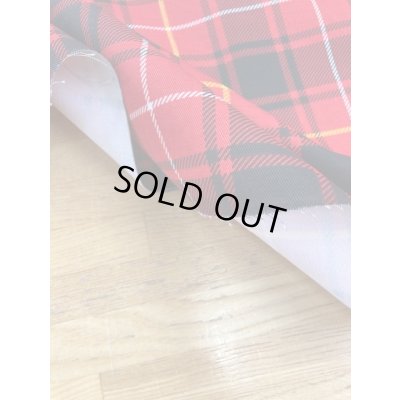 画像4: 生地：タータンチェック柄TCツイル（赤）