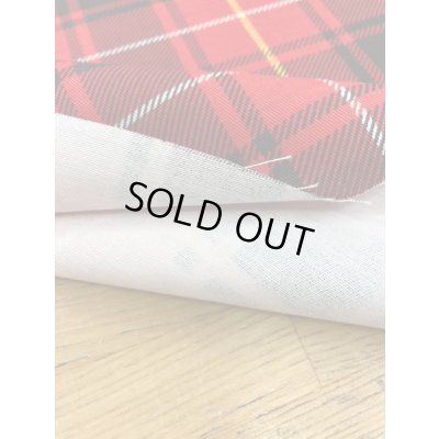画像5: 生地：タータンチェック柄TCツイル（赤）