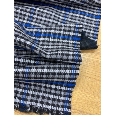 画像5: 生地：チェック柄裏起毛（グレー／青）