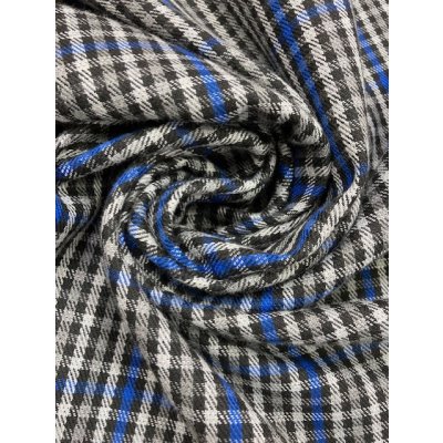 画像6: 生地：チェック柄裏起毛（グレー／青）