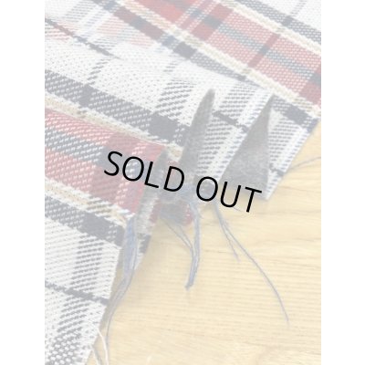 画像5: 生地：チェック柄裏起毛（白／赤）