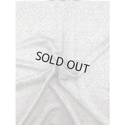 画像3: 生地：シェブロン柄シルク（ベージュ／グレー・黒）