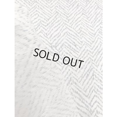 画像6: 生地：シェブロン柄シルク（ベージュ／グレー・黒）