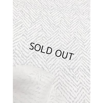 画像7: 生地：シェブロン柄シルク（ベージュ／グレー・黒）