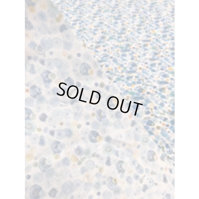 画像4: 生地：水彩丸柄（白／青系）