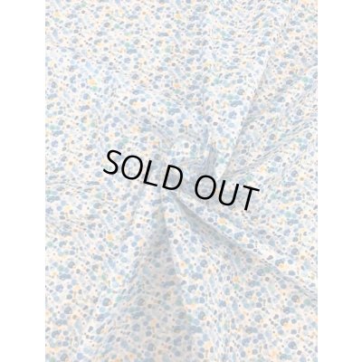 画像6: 生地：水彩丸柄（白／青系）