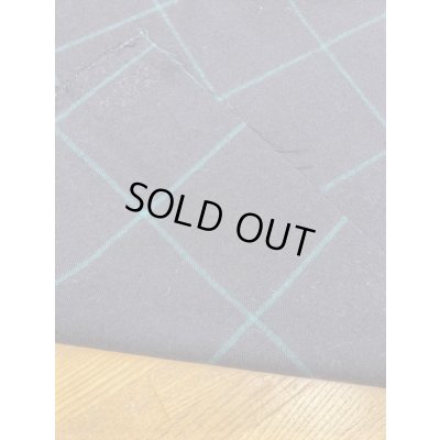 画像3: 生地:格子柄ウール(紺/緑)