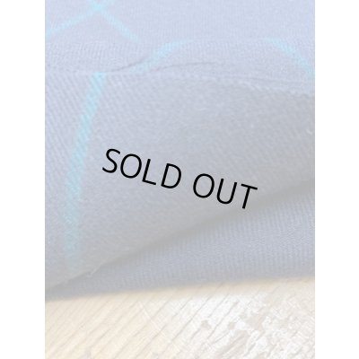 画像4: 生地:格子柄ウール(紺/緑)