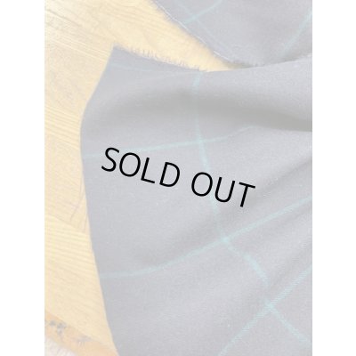 画像5: 生地:格子柄ウール(紺/緑)