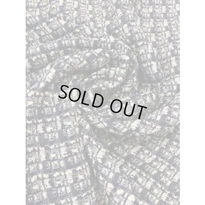 画像6: 生地:ポリ混ファンシーヤーンツイード(紺)