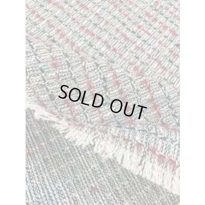 画像5: 生地：ポリ混リングヤーンツイード（グレー／エンジ）