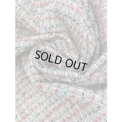 画像7: 生地：ポリ混リングヤーンツイード（グレー／エンジ）