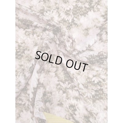 画像6: 生地：ゴールド糸花柄ポリプリント（ピンク）