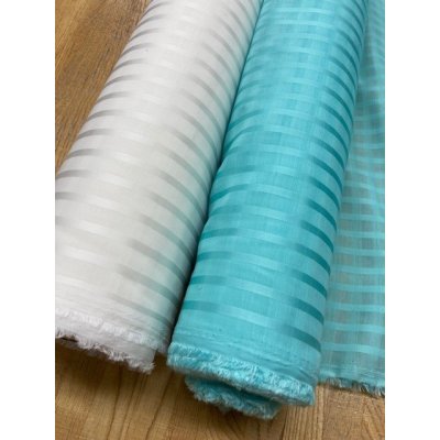 画像7: 生地：ストライプ織りポリエステル（白）