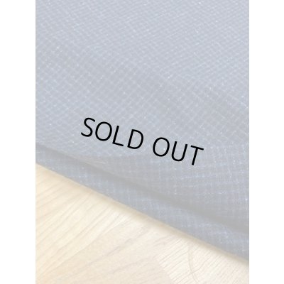 画像4: 生地：イタリー製格子柄ウール（紺）