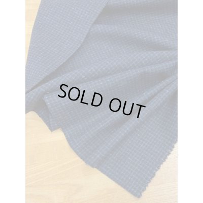 画像3: 生地：イタリー製格子柄ウール（紺）