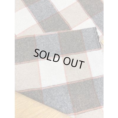 画像6: 生地：ブロックチェック柄ウール（茶系）