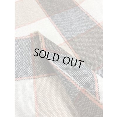 画像4: 生地：ブロックチェック柄ウール（茶系）