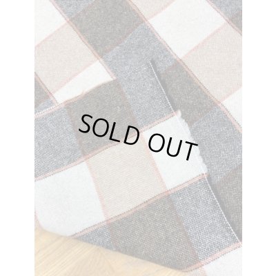 画像3: 生地：ブロックチェック柄ウール（茶系）