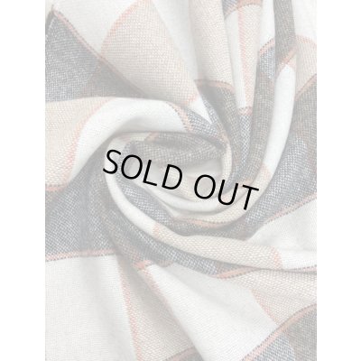 画像7: 生地：ブロックチェック柄ウール（茶系）