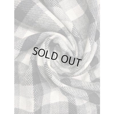 画像6: 生地：チェック柄ウール（モノクロ）