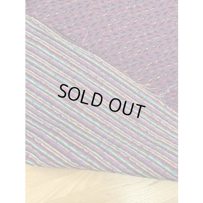 画像3: 生地：シルク混ジグザグ柄ジャガード（エンジ系）