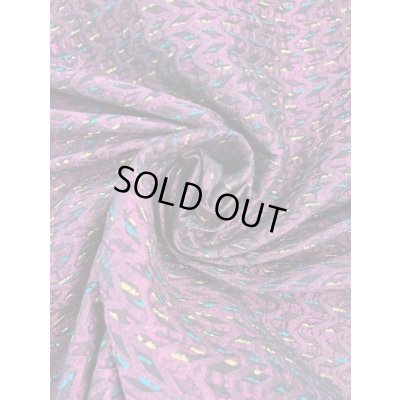 画像6: 生地：シルク混ジグザグ柄ジャガード（エンジ系）