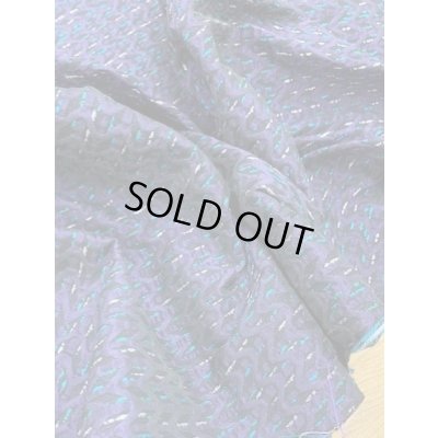 画像5: 生地：シルク混ジグザグ柄ジャガード（ブルー系）