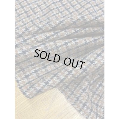 画像5: 生地:ポリ混チェック柄ウール(茶/黒)