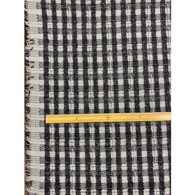 画像2: 生地：チェック柄ジャガード（グレー／紺）