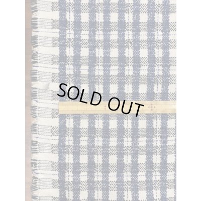 画像2: 生地：チェック柄ジャガード（ベージュ／紺）