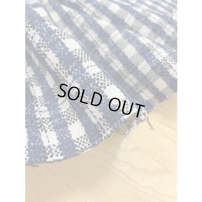 画像5: 生地：チェック柄ジャガード（ベージュ／紺）