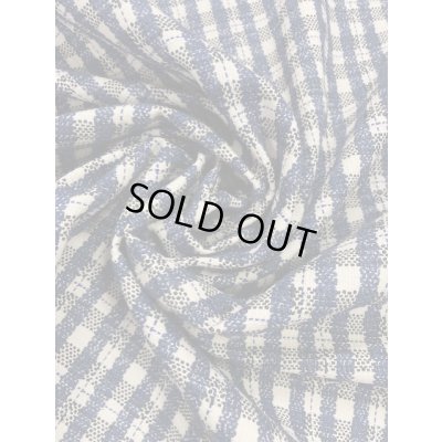 画像6: 生地：チェック柄ジャガード（ベージュ／紺）