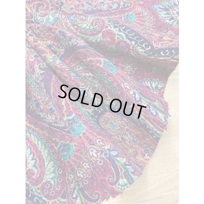 画像6: 生地:シルク混プリント(エンジ)