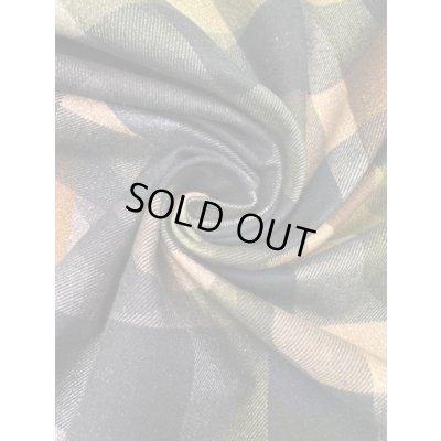 画像6: 生地：ブロックチェック柄コットン（カーキ系）