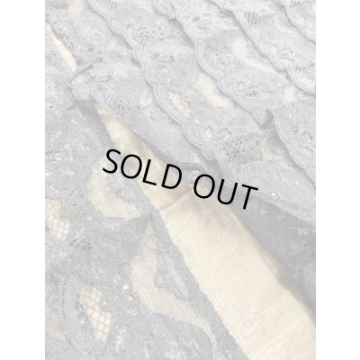 画像5: 生地：シルク混レース付き（黒）