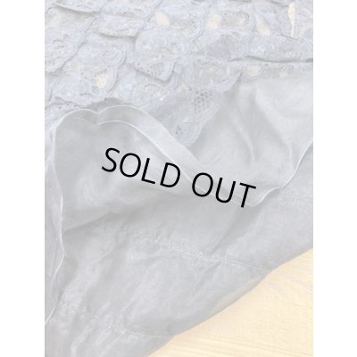 画像6: 生地：シルク混レース付き（黒）