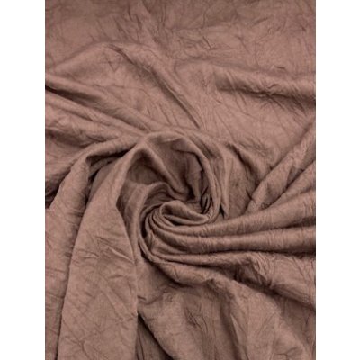 画像5: 生地：綿ポリシワ加工天竺（茶）