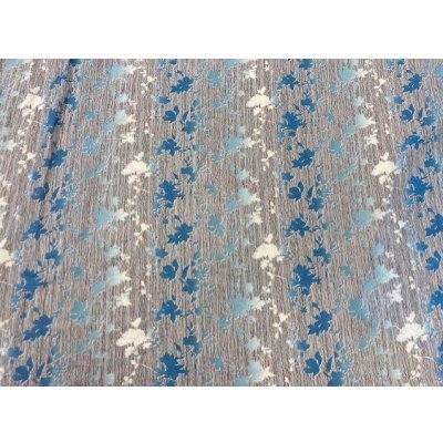 画像3: 生地：和柄ポリエステルプリント（青系）